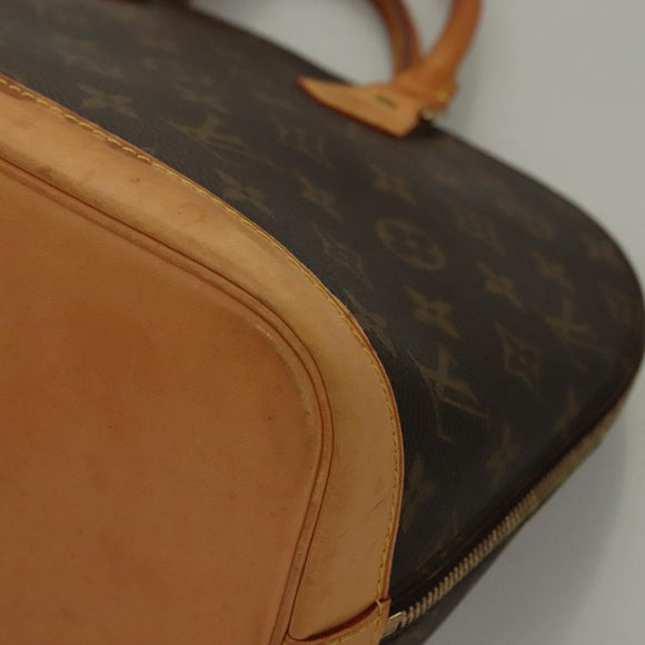 LOUIS VUITTON Monogram Alma Hand Bag M51130 LV Auth BA4205