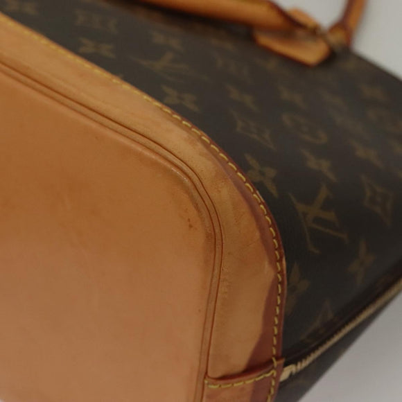 LOUIS VUITTON Monogram Alma Hand Bag M51130 LV Auth BA4205
