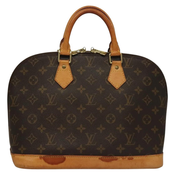 LOUIS VUITTON Monogram Alma Hand Bag M51130 LV Auth BA4205