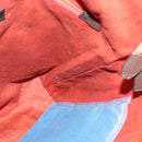 BURBERRY Black Label Tote Bag Leather Red Silver Auth BA4208-17