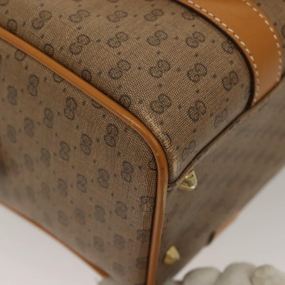 GUCCI Micro GG Supreme Hand Bag PVC Beige Gold 000 58 0093 Auth BA4209