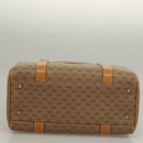 GUCCI Micro GG Supreme Hand Bag PVC Beige Gold 000 58 0093 Auth BA4209-5