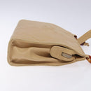 CHANEL Matelasse COCO Mark Chain Shoulder Bag Lamb Skin Beige CC Auth BA4210-4