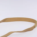 CHANEL Matelasse COCO Mark Chain Shoulder Bag Lamb Skin Beige CC Auth BA4210-8