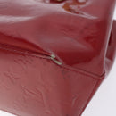 LOUIS VUITTON Monogram Vernis Reade PM Hand Bag Pomme D'amour M91990 Auth BA4211-10