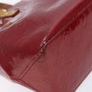 LOUIS VUITTON Monogram Vernis Reade PM Hand Bag Pomme D'amour M91990 Auth BA4211-11