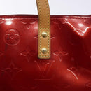 LOUIS VUITTON Monogram Vernis Reade PM Hand Bag Pomme D'amour M91990 Auth BA4211-14