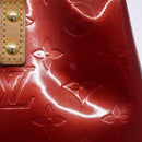 LOUIS VUITTON Monogram Vernis Reade PM Hand Bag Pomme D'amour M91990 Auth BA4211-15