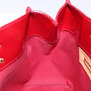 LOUIS VUITTON Monogram Vernis Reade PM Hand Bag Pomme D'amour M91990 Auth BA4211-19