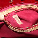LOUIS VUITTON Monogram Vernis Reade PM Hand Bag Pomme D'amour M91990 Auth BA4211-21