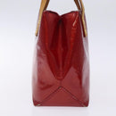 LOUIS VUITTON Monogram Vernis Reade PM Hand Bag Pomme D'amour M91990 Auth BA4211-5