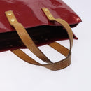 LOUIS VUITTON Monogram Vernis Reade PM Hand Bag Pomme D'amour M91990 Auth BA4211-7