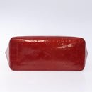 LOUIS VUITTON Monogram Vernis Reade PM Hand Bag Pomme D'amour M91990 Auth BA4211-9