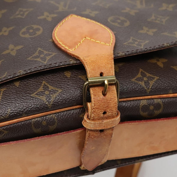 LOUIS VUITTON Monogram Cartouchiere GM Shoulder Bag M51252 LV Auth BA4214