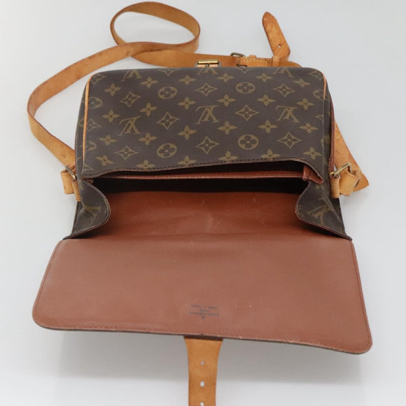 LOUIS VUITTON Monogram Cartouchiere GM Shoulder Bag M51252 LV Auth BA4214