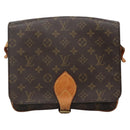 LOUIS VUITTON Monogram Cartouchiere GM Shoulder Bag M51252 LV Auth BA4214-13