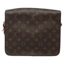 LOUIS VUITTON Monogram Cartouchiere GM Shoulder Bag M51252 LV Auth BA4214-2