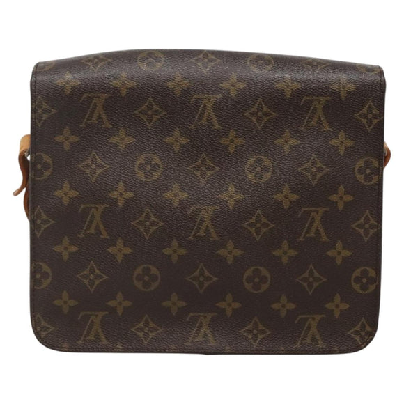 LOUIS VUITTON Monogram Cartouchiere GM Shoulder Bag M51252 LV Auth BA4214