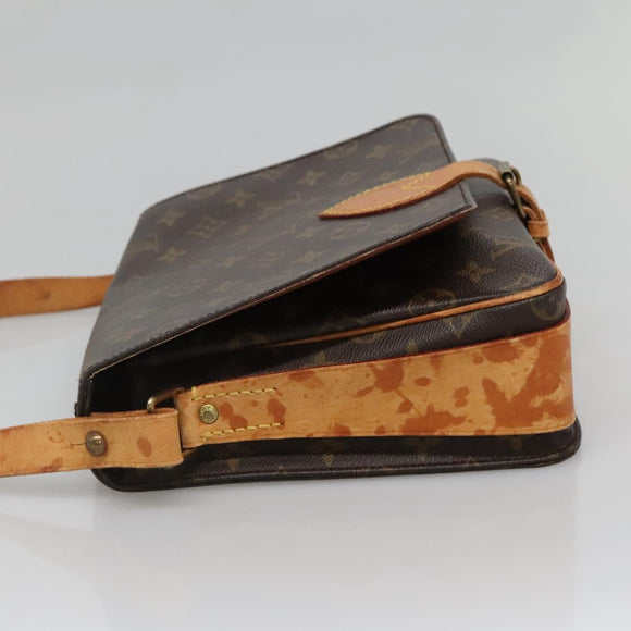 LOUIS VUITTON Monogram Cartouchiere GM Shoulder Bag M51252 LV Auth BA4214