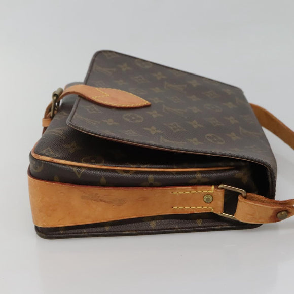 LOUIS VUITTON Monogram Cartouchiere GM Shoulder Bag M51252 LV Auth BA4214