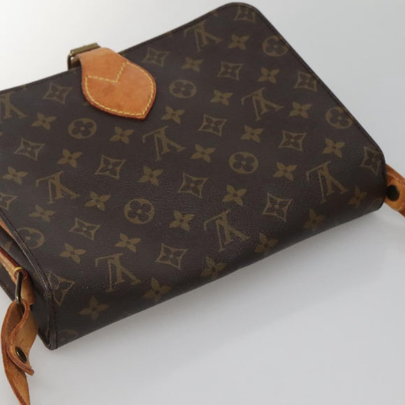 LOUIS VUITTON Monogram Cartouchiere GM Shoulder Bag M51252 LV Auth BA4214