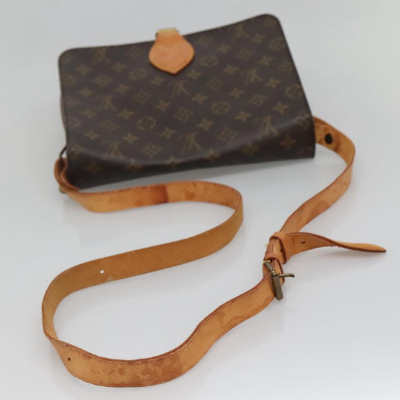 LOUIS VUITTON Monogram Cartouchiere GM Shoulder Bag M51252 LV Auth BA4214