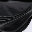 Salvatore Ferragamo Gancini Shoulder Bag Leather Black Gold Auth BA4219-10