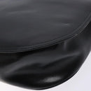 Salvatore Ferragamo Gancini Shoulder Bag Leather Black Gold Auth BA4219-12