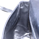 Salvatore Ferragamo Gancini Shoulder Bag Leather Black Gold Auth BA4219-19