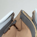 MCM Hand Bag Leather 2way Light Blue Gold Auth BA4220-20