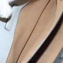 MCM Hand Bag Leather 2way Light Blue Gold Auth BA4220-22