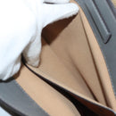 MCM Hand Bag Leather 2way Light Blue Gold Auth BA4220-24