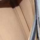 MCM Hand Bag Leather 2way Light Blue Gold Auth BA4220-25