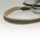 MCM Hand Bag Leather 2way Light Blue Gold Auth BA4220-7