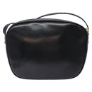 Salvatore Ferragamo Vala Shoulder Bag Leather Black Gold Auth BA4221-3