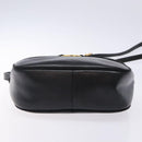 Salvatore Ferragamo Vala Shoulder Bag Leather Black Gold Auth BA4221-9