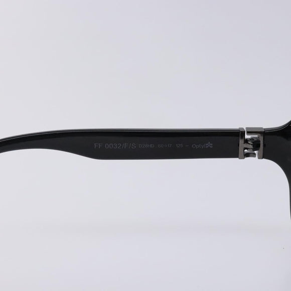 FENDI Sunglasses plastic Black Auth BA4240