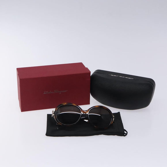 Salvatore Ferragamo Sunglasses plastic Brown Auth BA4243