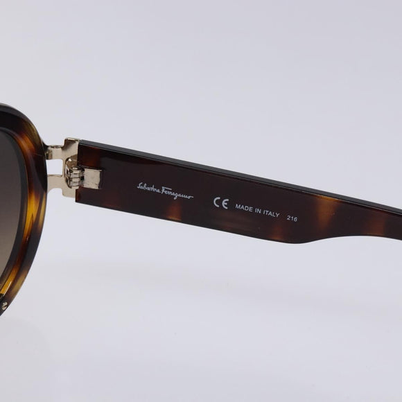 Salvatore Ferragamo Sunglasses plastic Brown Auth BA4243