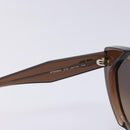 Salvatore Ferragamo Gancini Sunglasses plastic Brown Auth BA4245-10