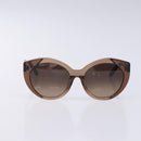 Salvatore Ferragamo Gancini Sunglasses plastic Brown Auth BA4245-2