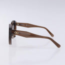 Salvatore Ferragamo Gancini Sunglasses plastic Brown Auth BA4245-4