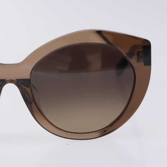 Salvatore Ferragamo Gancini Sunglasses plastic Brown Auth BA4245