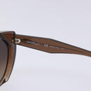 Salvatore Ferragamo Gancini Sunglasses plastic Brown Auth BA4245-9