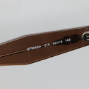 Salvatore Ferragamo Gancini Sunglasses plastic Brown Auth BA4246-10