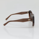 Salvatore Ferragamo Gancini Sunglasses plastic Brown Auth BA4246-4