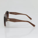 Salvatore Ferragamo Gancini Sunglasses plastic Brown Auth BA4246-5