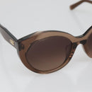Salvatore Ferragamo Gancini Sunglasses plastic Brown Auth BA4246-6