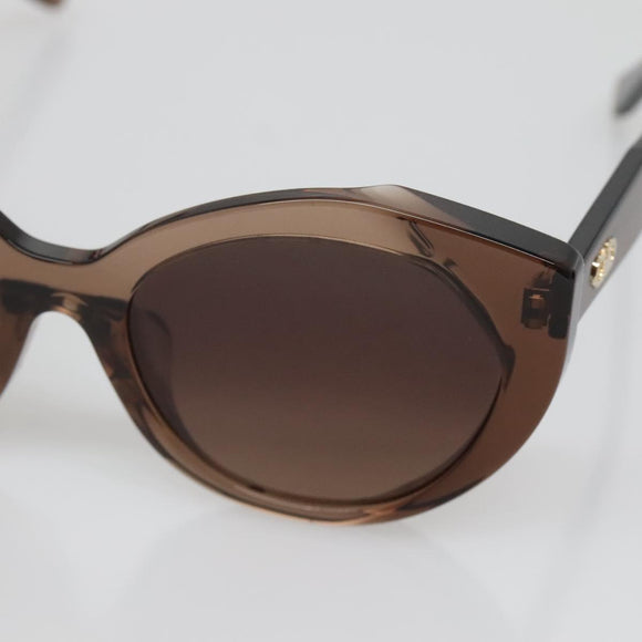 Salvatore Ferragamo Gancini Sunglasses plastic Brown Auth BA4246