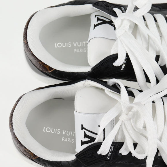 LOUIS VUITTON LV Stadium Sneakers Monogram Black 1ACUJ7 LV Auth BA4249M